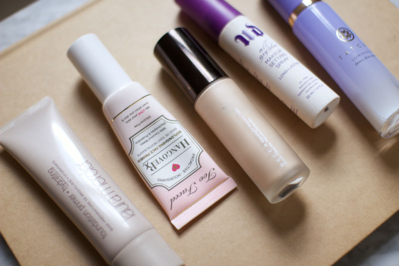 My Primer & Setting Spray Stash What’s Left? The Anna Edit