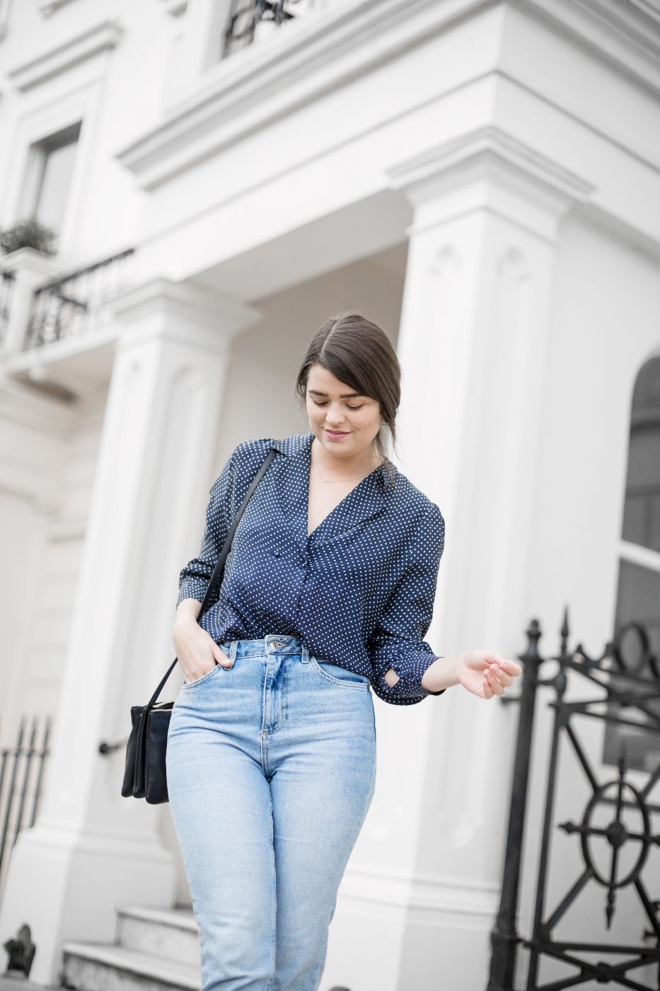 topshop high waisted straight leg jeans