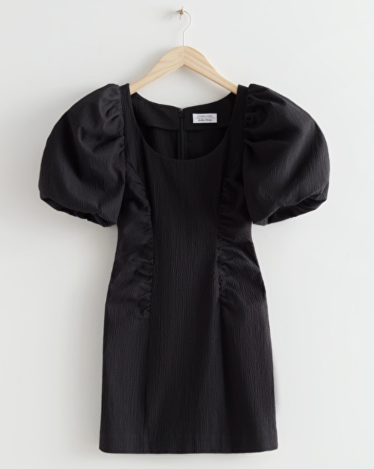 Tale To Tell Puff Sleeve Mini Dress