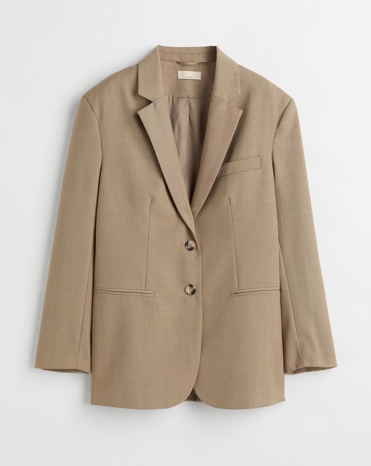 H&M Oversized Twill Jacket The Anna Edit